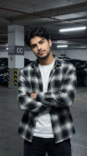 Candid Underground Parking Lot Portrait