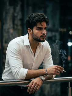 Gritty Cinematic Candid Portrait with Telephoto Compression