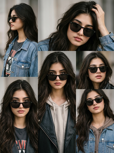 Cinematic Streetwear Portrait Collage